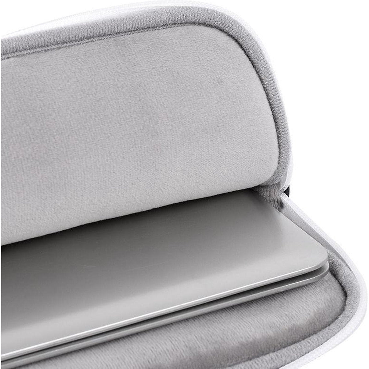 Laptophoes 12 Inch - Sleeve - Panterprint Wit