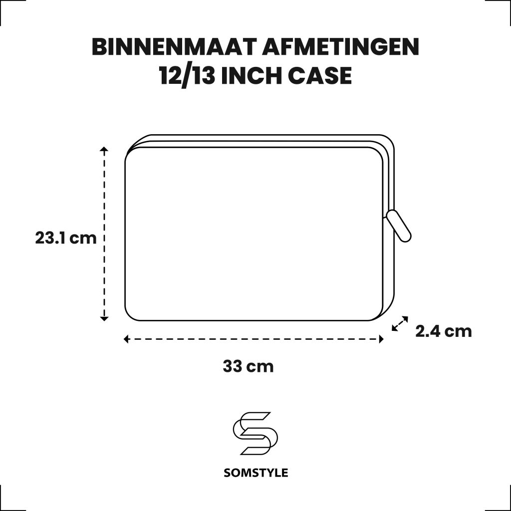 Laptophoes 13 Inch - GV Sleeve - Flamingo Roze - 123laptophoezen.nl