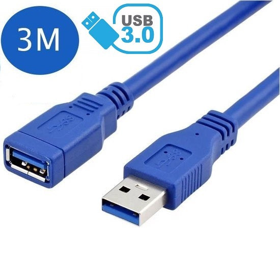 Somstyle USB 3.0 Verlengkabel - 3 Meter - 123laptophoezen.nl