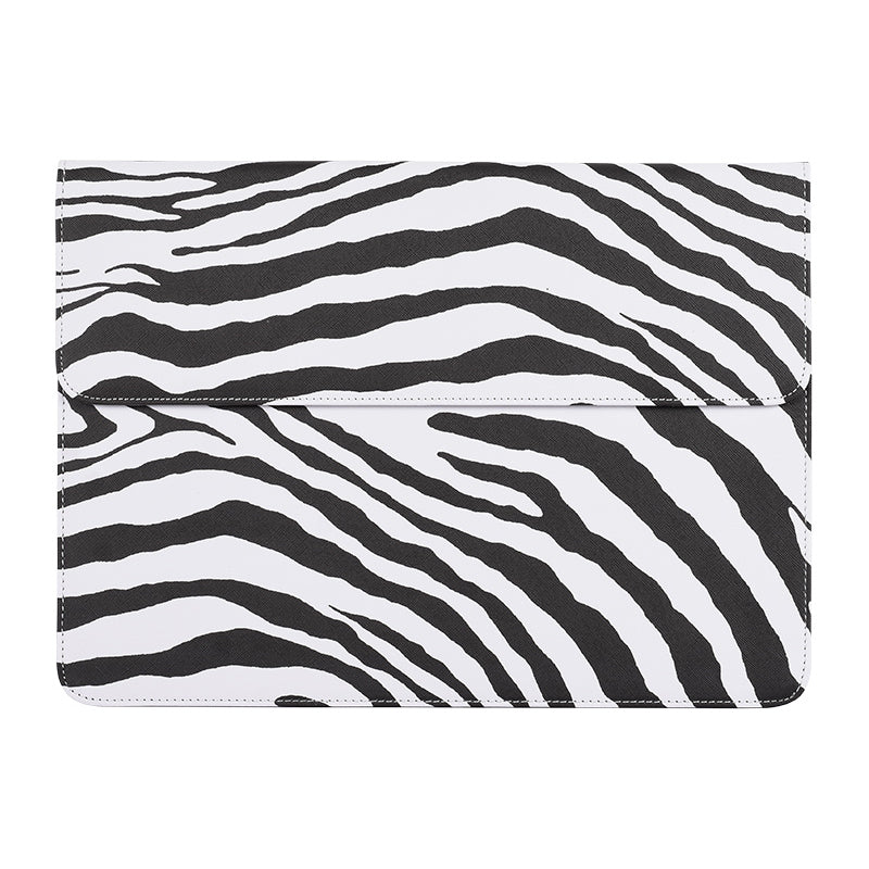 Laptophoes 12 / 13 Inch - MS Sleeve - Zebra - 123laptophoezen.nl