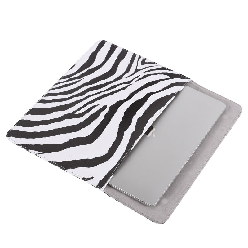 Laptophoes 12 / 13 Inch - MS Sleeve - Zebra - 123laptophoezen.nl