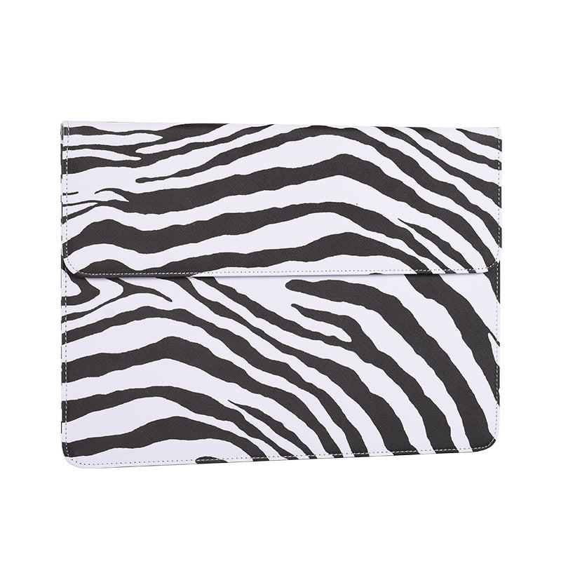 Laptophoes 12 / 13 Inch - MS Sleeve - Zebra - 123laptophoezen.nl