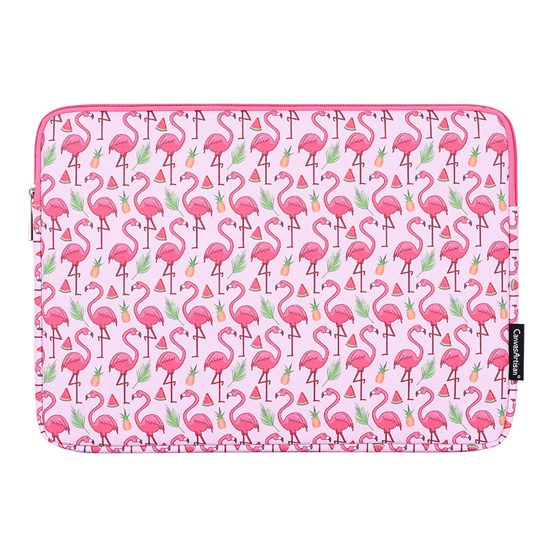 Laptophoes 13.3 Inch - GV Sleeve - Flamingo Roze - 123laptophoezen.nl