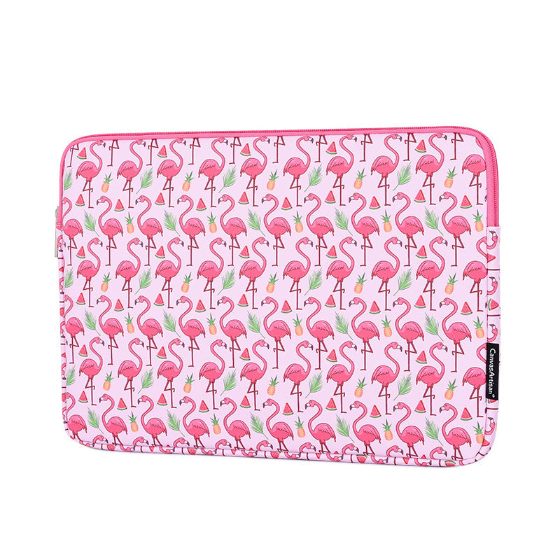Laptophoes 15.6 Inch - GV Sleeve - Flamingo Roze - 123laptophoezen.nl