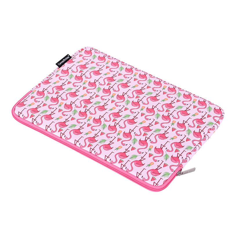 Laptophoes 13.3 Inch - GV Sleeve - Flamingo Roze - 123laptophoezen.nl