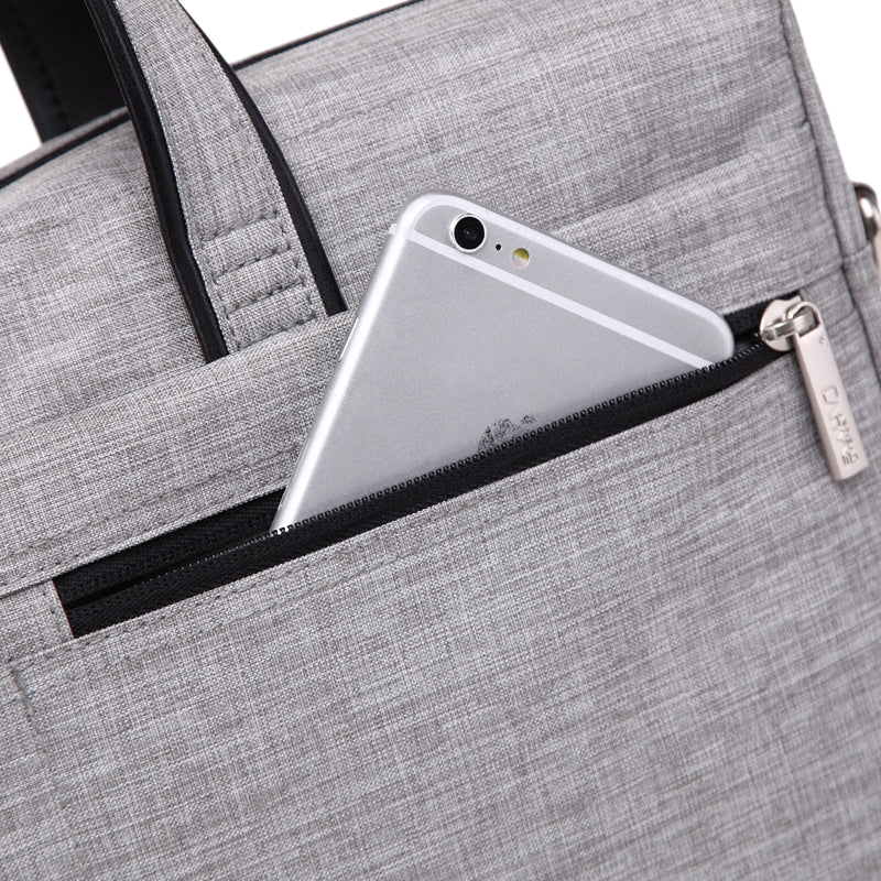 Laptoptas 14 inch - Sleeve - Laptophoes - Grijs - 123laptophoezen.nl