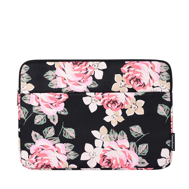 Laptop sleeve 14 inch GV Sleeve Black Rose– - Main Image