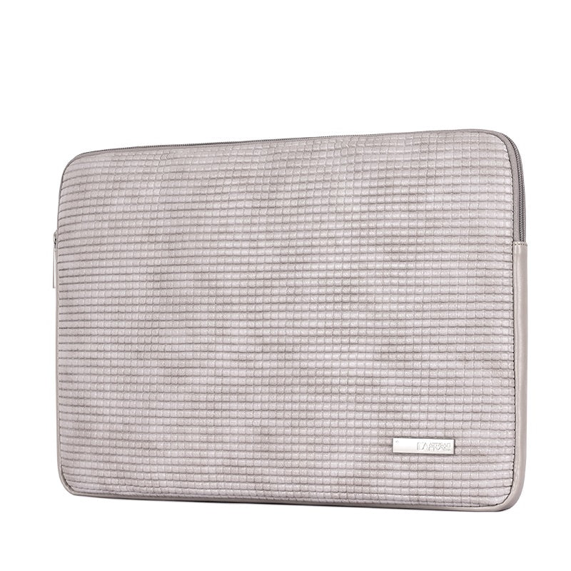 Laptophoes 15.6 Inch - GV Sleeve - Beige - 123laptophoezen.nl