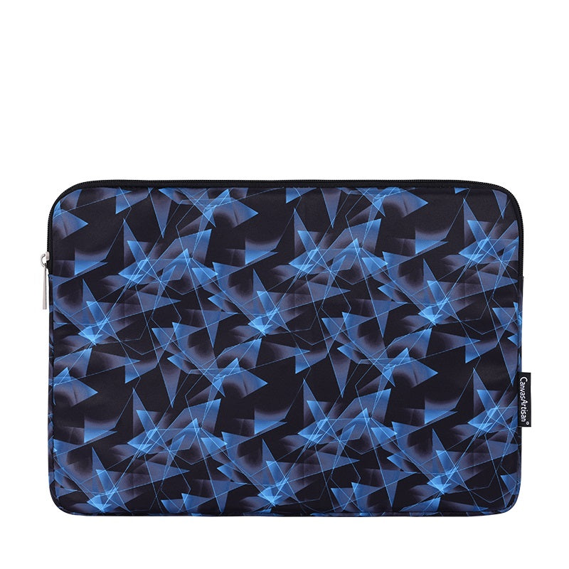 Laptophoes 13.3 Inch - GV Sleeve - Blue Leaves - 123laptophoezen.nl