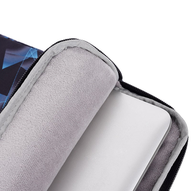 Laptophoes 13.3 Inch - GV Sleeve - Blue Leaves - 123laptophoezen.nl