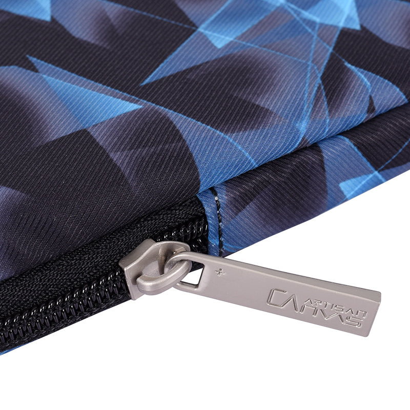 Laptophoes 13.3 Inch - GV Sleeve - Blue Leaves - 123laptophoezen.nl