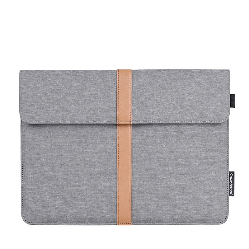 Laptophoes 13.3 Inch - CA Sleeve - Grijs - 123laptophoezen.nl