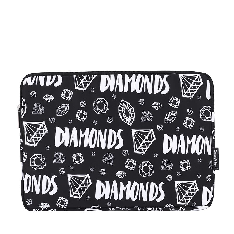 Laptophoes 13.3 Inch - GV Sleeve - Diamonds - 123laptophoezen.nl