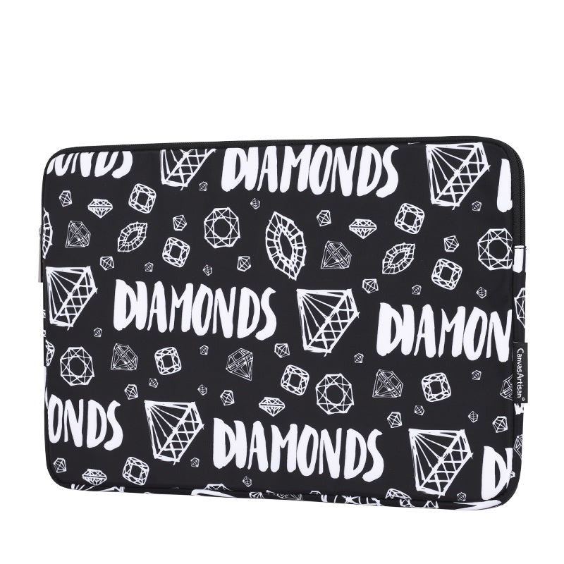 Laptophoes 13.3 Inch - GV Sleeve - Diamonds - 123laptophoezen.nl