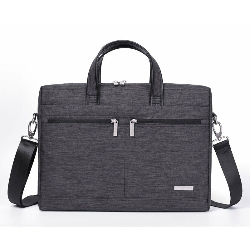 Laptoptas 14 inch - Sleeve - Laptophoes - Donkergrijs - 123laptophoezen.nl