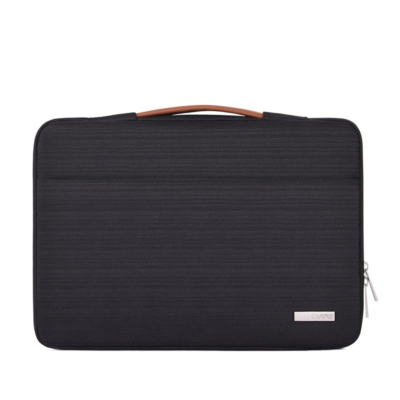 Laptophoes 13.3 Inch - Sleeve met Handvat - Zwart - 123laptophoezen.nl