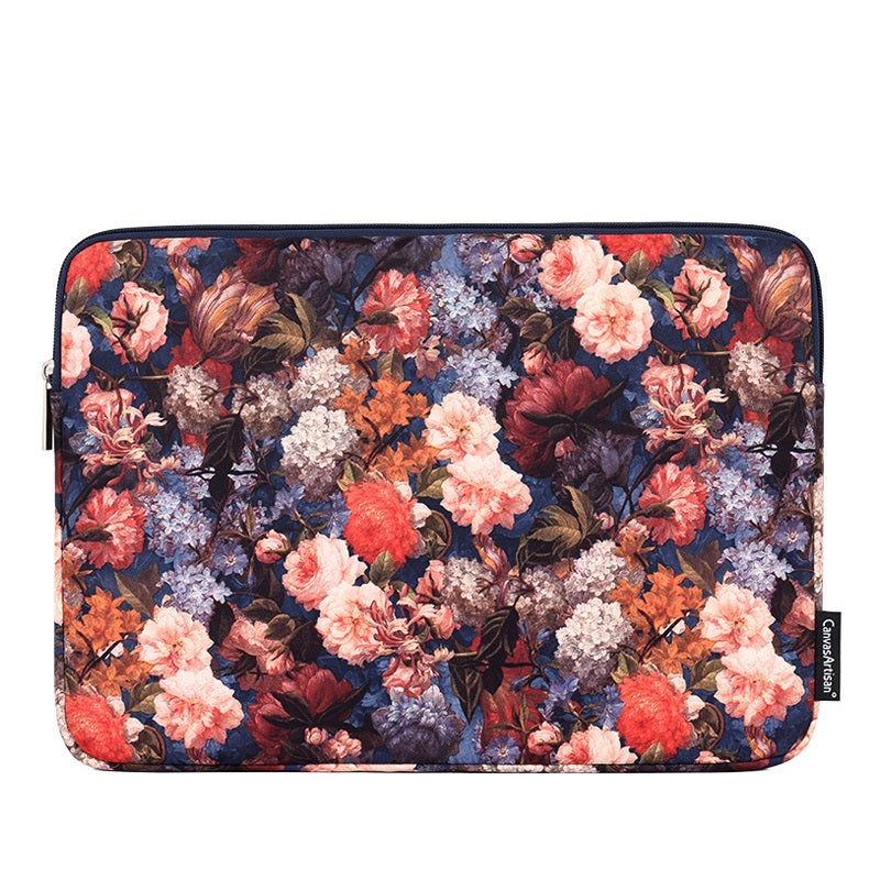 Laptophoes 13.3 Inch - GV Sleeve - Multi Bloemen - 123laptophoezen.nl