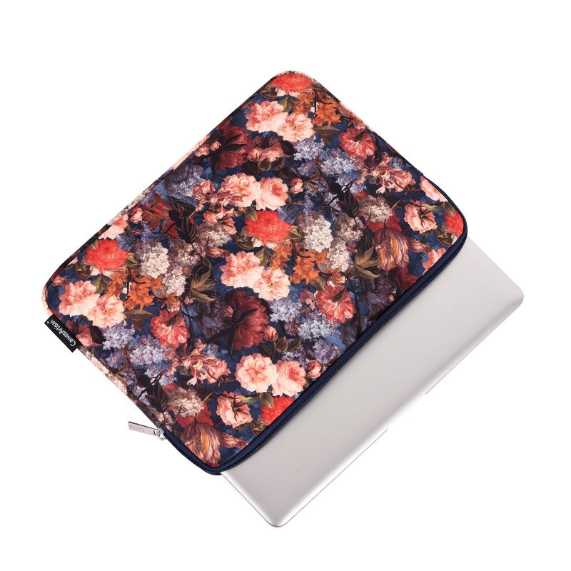 Laptophoes 13.3 Inch - GV Sleeve - Multi Bloemen - 123laptophoezen.nl