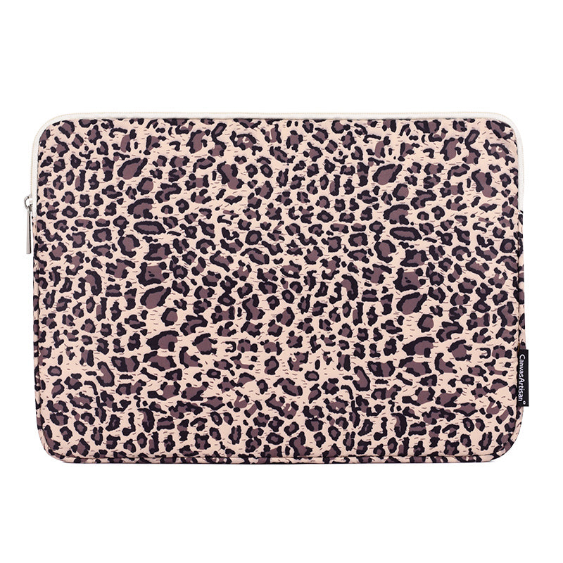 Laptophoes 15.6 Inch - GV Sleeve - Panterprint - 123laptophoezen.nl