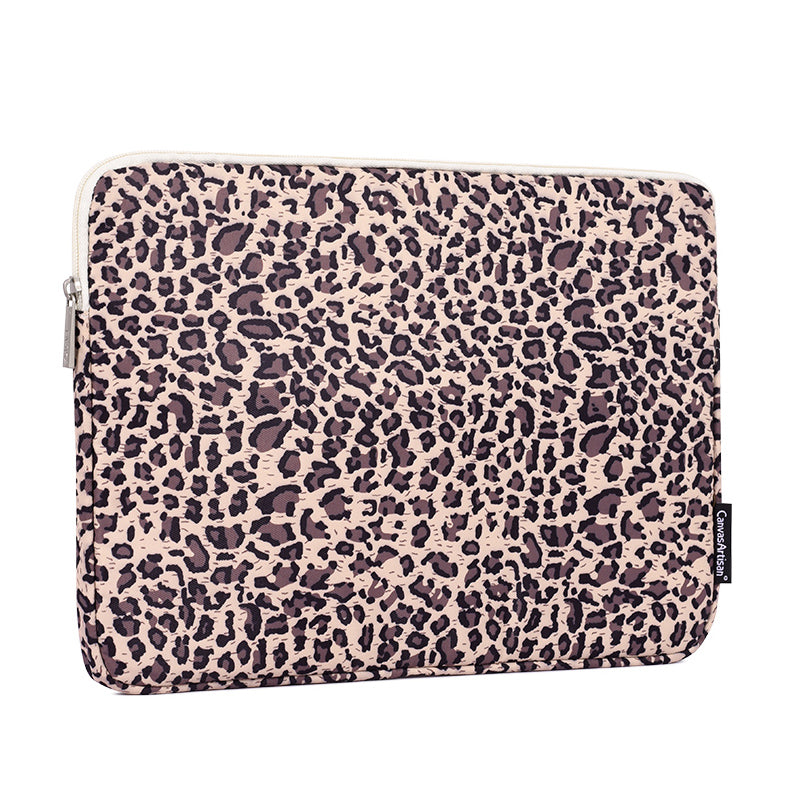 Laptophoes 15.6 Inch - GV Sleeve - Panterprint - 123laptophoezen.nl