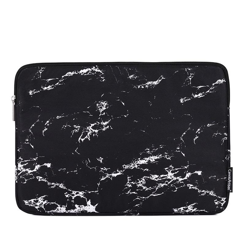 Laptophoes 13.3 Inch - GV Sleeve - Zwart Marmer - 123laptophoezen.nl