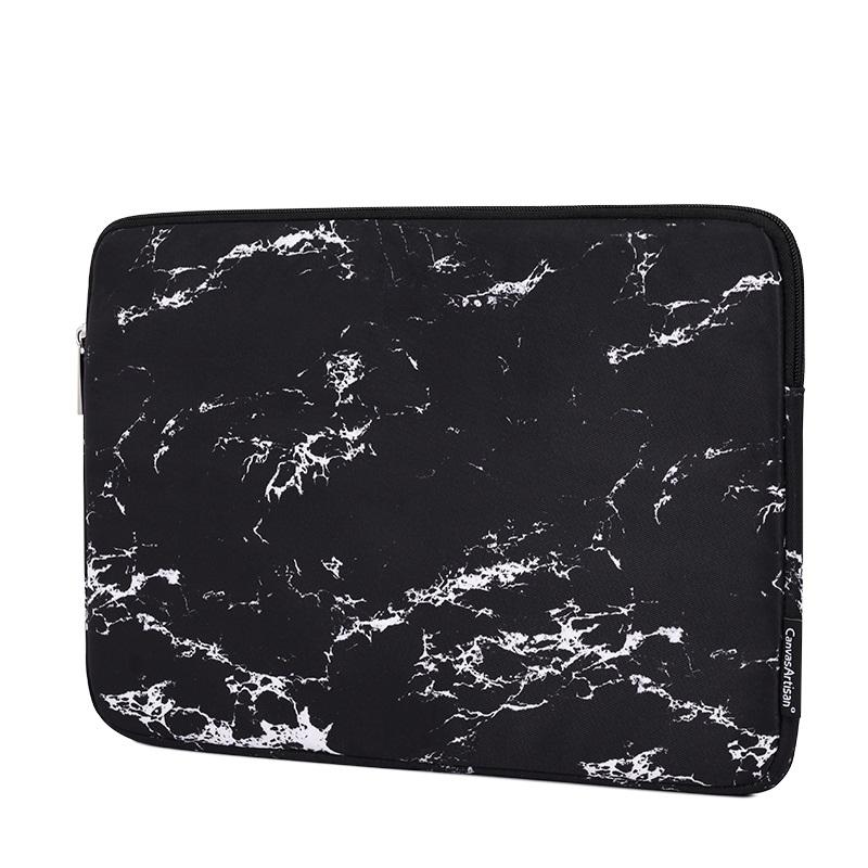 Laptophoes 13.3 Inch - GV Sleeve - Zwart Marmer - 123laptophoezen.nl