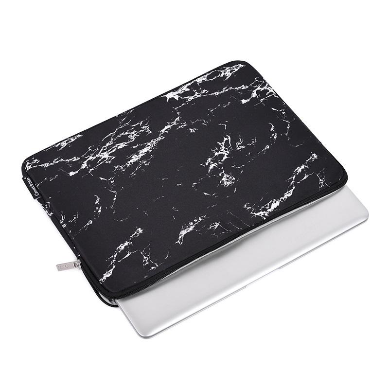 Laptophoes 13.3 Inch - GV Sleeve - Zwart Marmer - 123laptophoezen.nl
