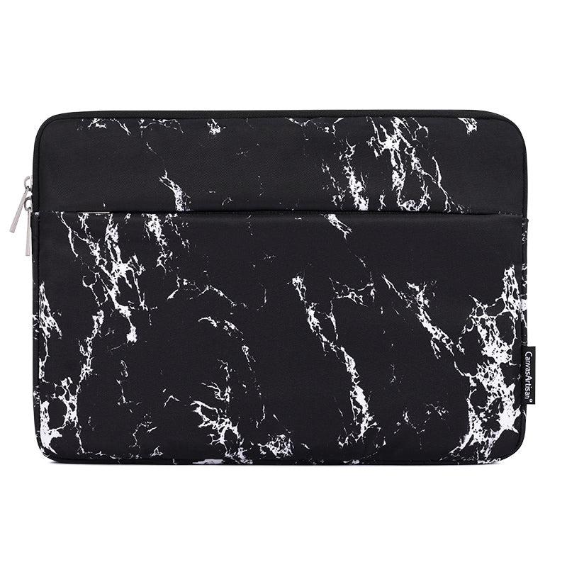 Laptophoes 13.3 Inch - Sleeve - Zwart Marmer - 123laptophoezen.nl