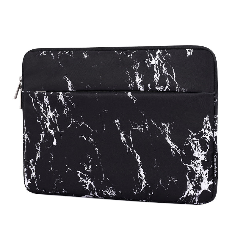 Laptophoes 13.3 Inch - Sleeve - Zwart Marmer - 123laptophoezen.nl