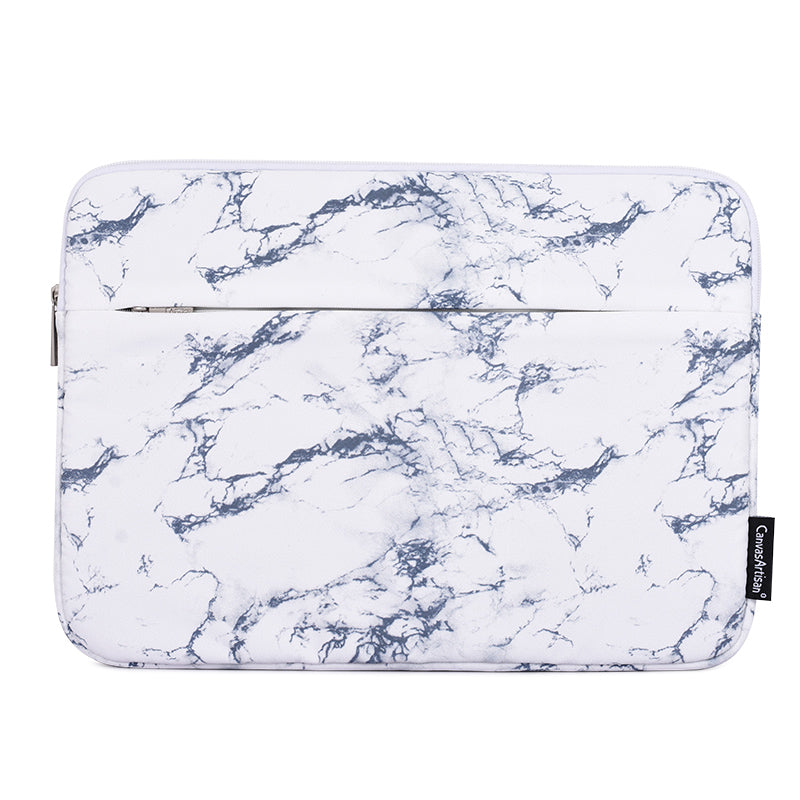 Laptophoes 13.3 Inch - Sleeve - Wit Marmer - 123laptophoezen.nl