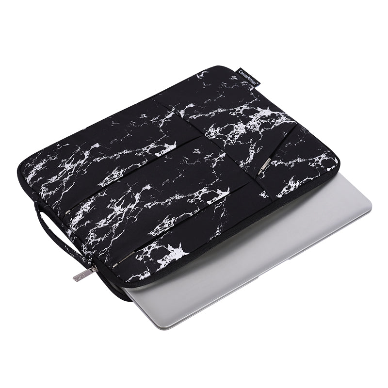 Laptophoes 15.6 Inch - XV Sleeve - Zwart Marmer - 123laptophoezen.nl
