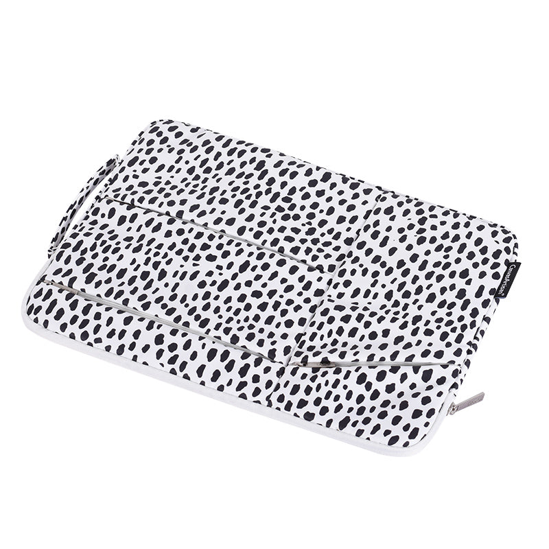 Laptophoes 13.3 Inch - XV Sleeve - Panterprint Wit - 123laptophoezen.nl
