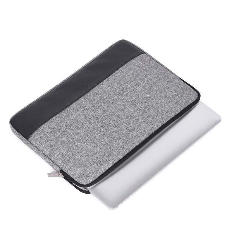Laptophoes 13.3 Inch - GV Sleeve - Grijs Zwart - 123laptophoezen.nl