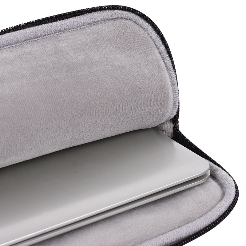 Laptophoes 13.3 Inch - GV Sleeve - Koninklijk Zwart - 123laptophoezen.nl