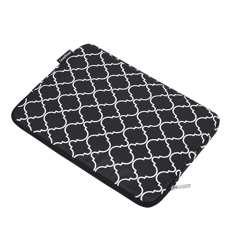 Laptophoes 13.3 Inch - GV Sleeve - Koninklijk Zwart - 123laptophoezen.nl