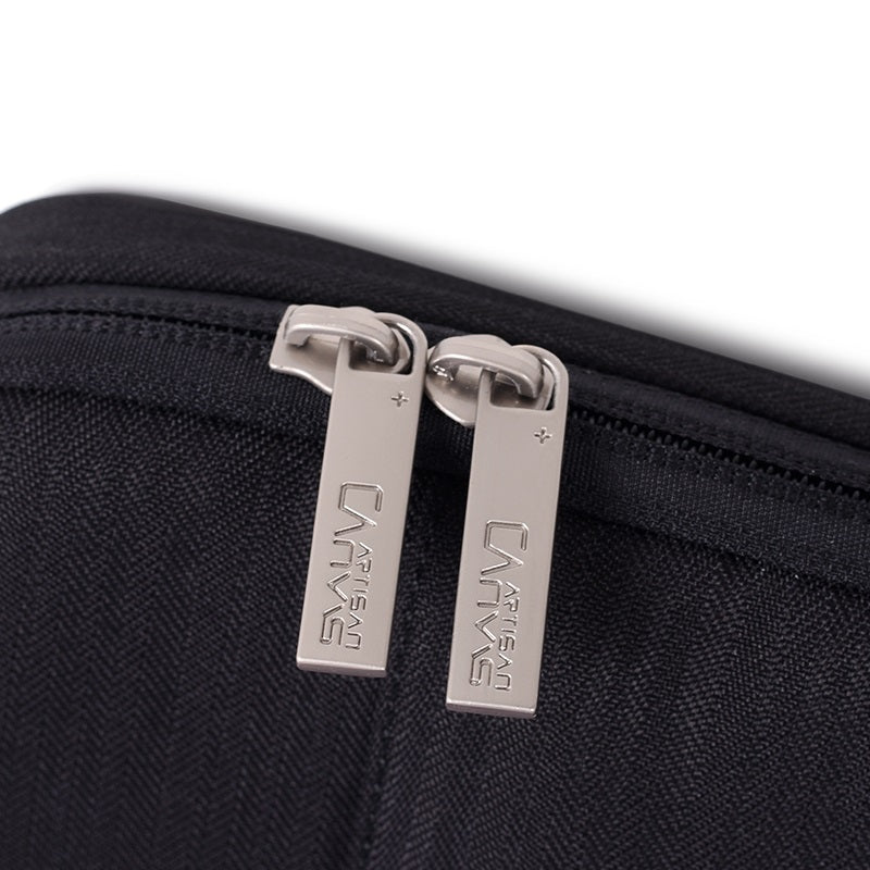 Laptophoes 13.3 Inch - Sleeve met Handvat - Zwart - 123laptophoezen.nl