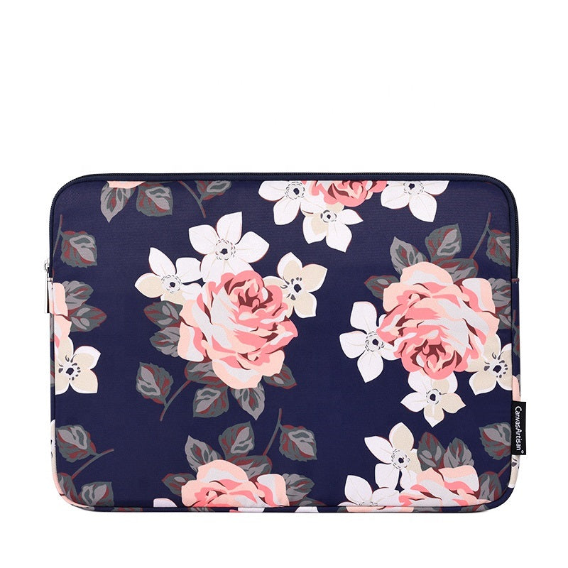 Laptophoes 13.3 Inch - GV Sleeve - Blauwe Roos - 123laptophoezen.nl