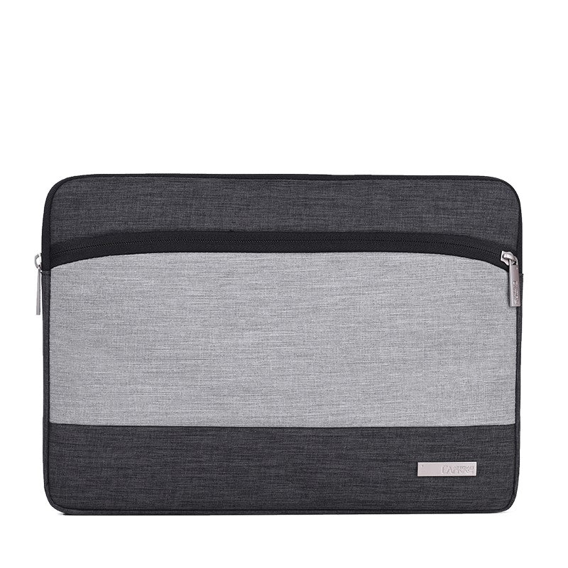 Laptophoes 14 inch - Sleeve - Zwart/Grijs - 123laptophoezen.nl