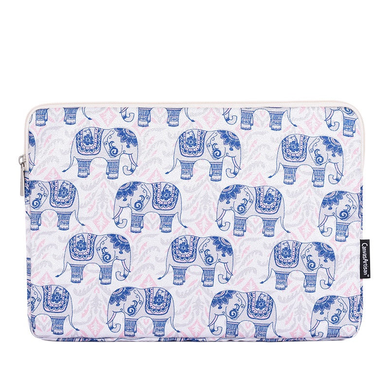 Laptophoes 14 inch - GV Sleeve - Olifant - 123laptophoezen.nl