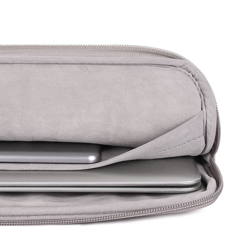 Laptophoes 13.3 Inch - GV Sleeve - Ruit Beige - 123laptophoezen.nl