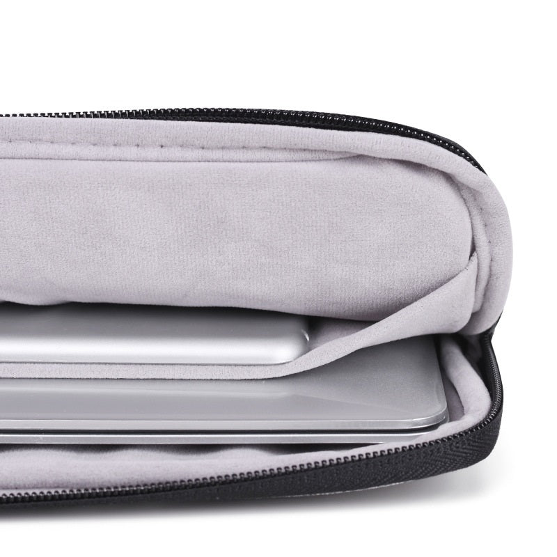 Laptophoes 13.3 Inch - GV Sleeve - Grijs Zwart - 123laptophoezen.nl