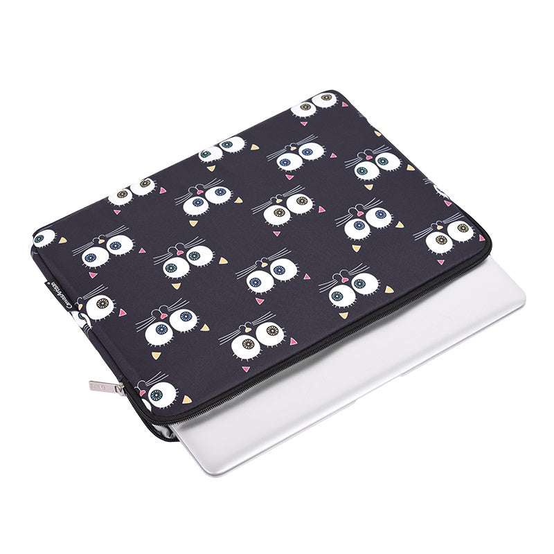 Laptophoes 13.3 Inch - GV Sleeve - Cat - 123laptophoezen.nl