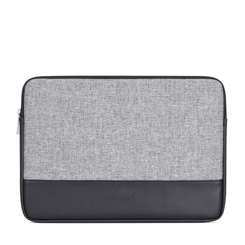 Laptophoes 13.3 Inch - GV Sleeve - Grijs Zwart - 123laptophoezen.nl