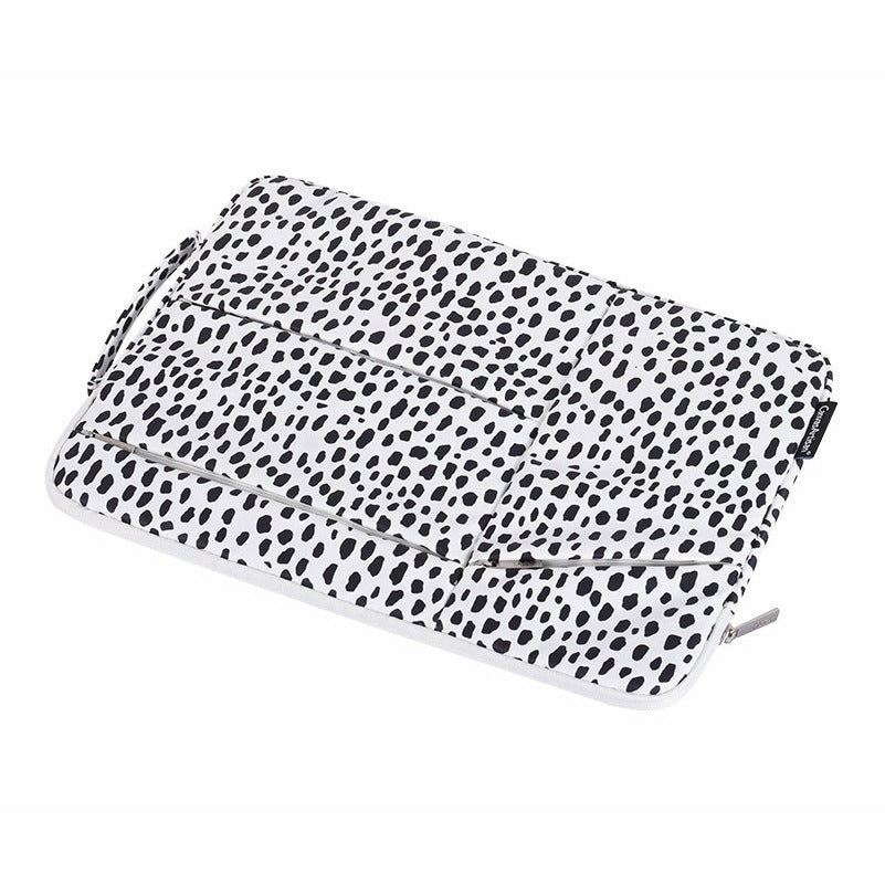 Laptophoes 15.6 Inch - XV Sleeve - Panterprint Wit - 123laptophoezen.nl