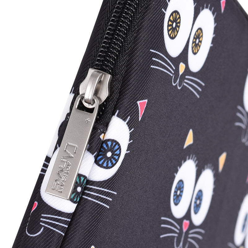 Laptophoes 13.3 Inch - GV Sleeve - Cat - 123laptophoezen.nl