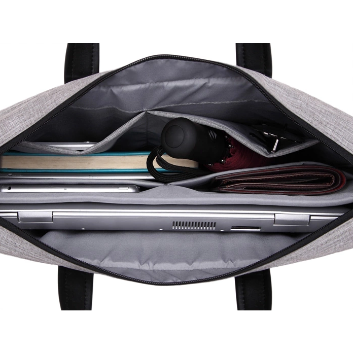 Laptoptas 14 inch - Sleeve - Laptophoes - Grijs - 123laptophoezen.nl