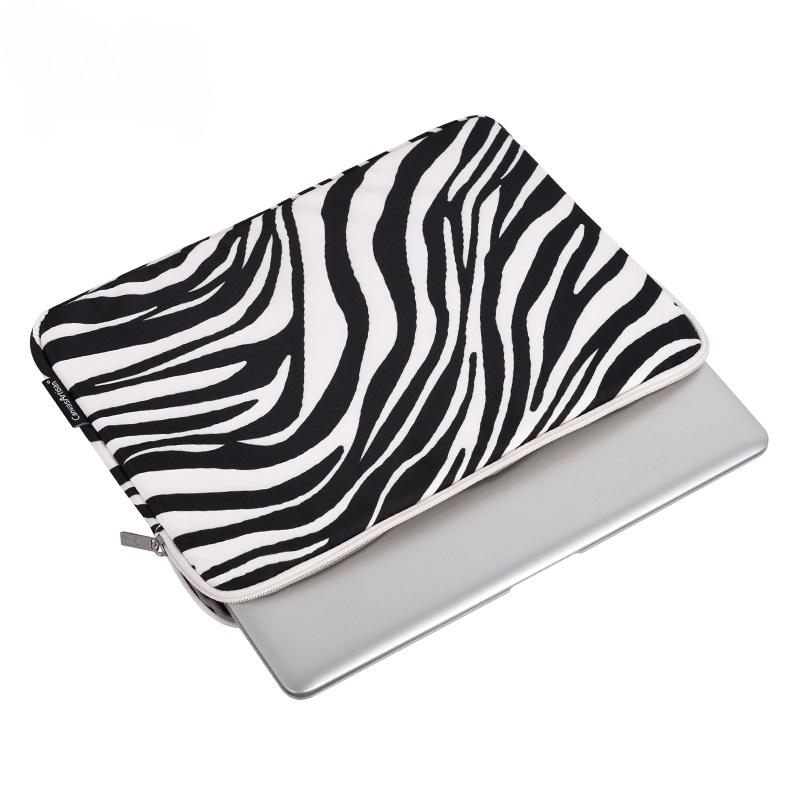 Laptophoes 13.3 Inch - GV Sleeve - Zebra - 123laptophoezen.nl