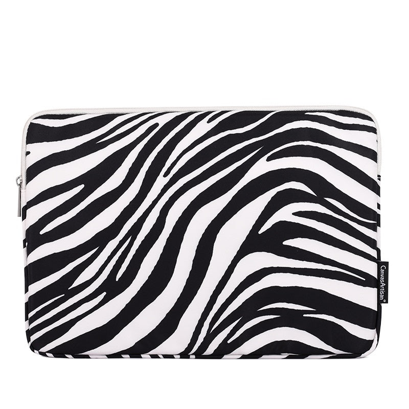 Laptophoes 14 inch - GV Sleeve - Zebra - 123laptophoezen.nl