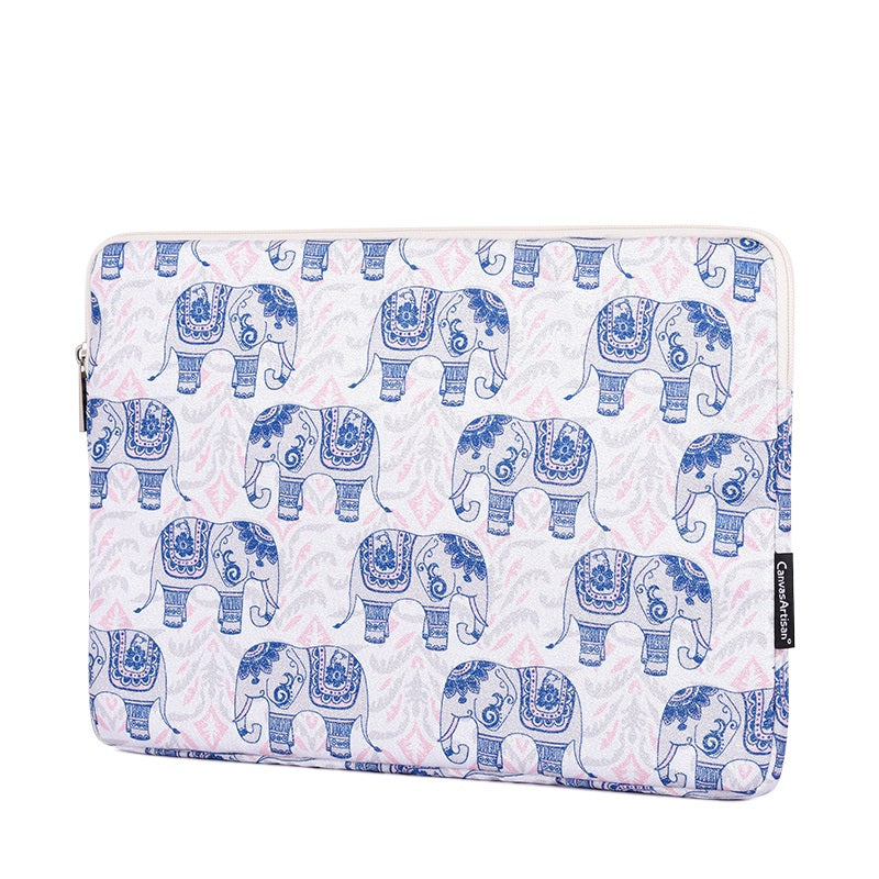 Laptophoes 14 inch - GV Sleeve - Olifant - 123laptophoezen.nl