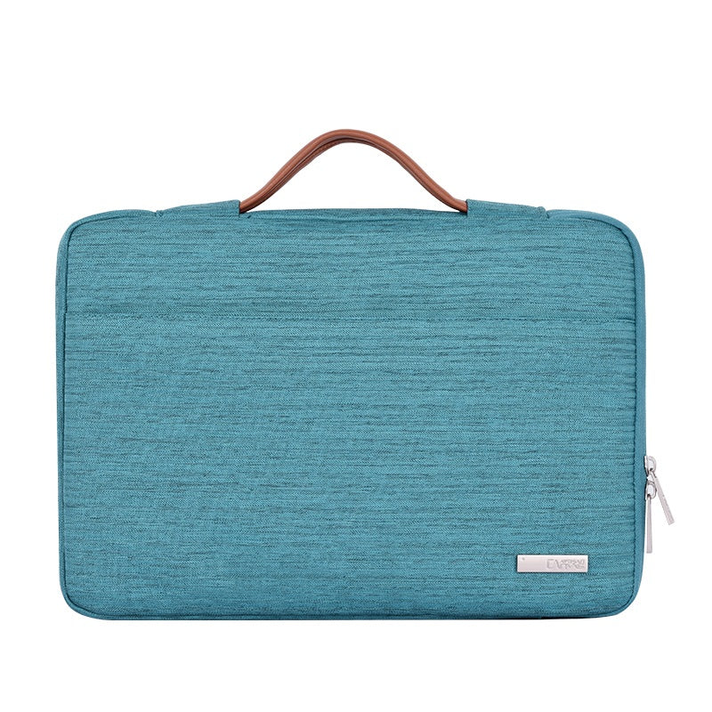 Laptophoes 13.3 Inch - Sleeve met Handvat - Turquoise - 123laptophoezen.nl